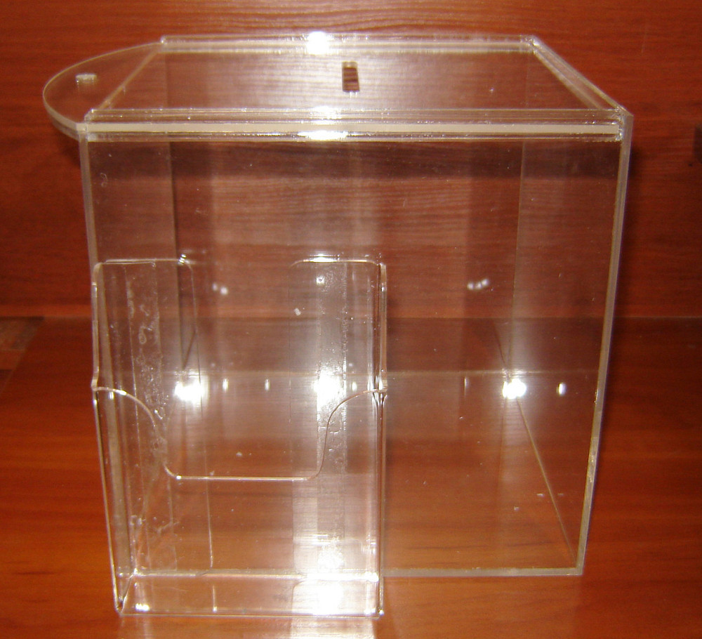 Ящик для пожертвований EKOSTAR с карманом А6 200х200х230мм Киев - изображение 8