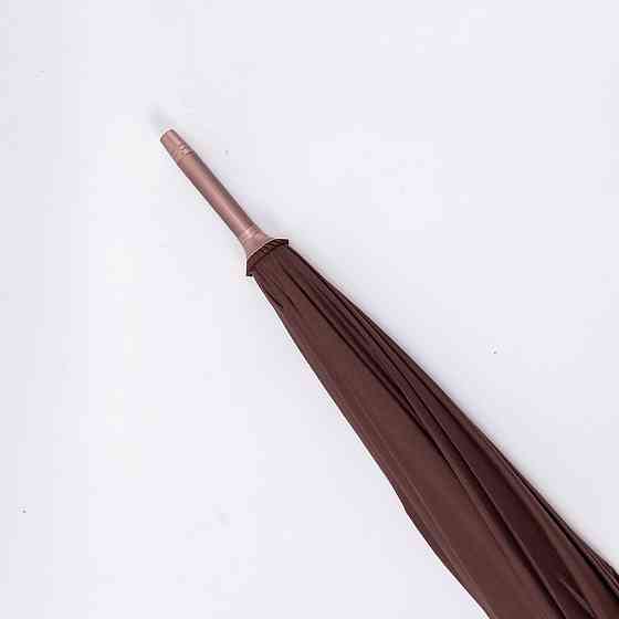 Класичний зонт-трость з чохлом, коричневий Київ