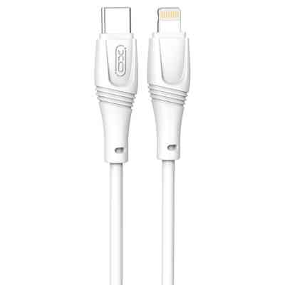 Дата кабель USB-C to Lightning 1.0m 27W High Elastic Zeus XO (NBQ239A_White) Вінниця