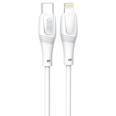 Дата кабель USB-C to Lightning 1.0m 27W High Elastic Zeus XO (NBQ239A_White) Вінниця - фото 1