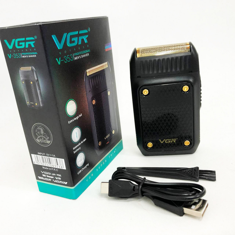 Профессиональная мужская электробритва, Электробритва-шейвер мужской, Портативная сеточная бритва WT-80 Львов - изображение 5