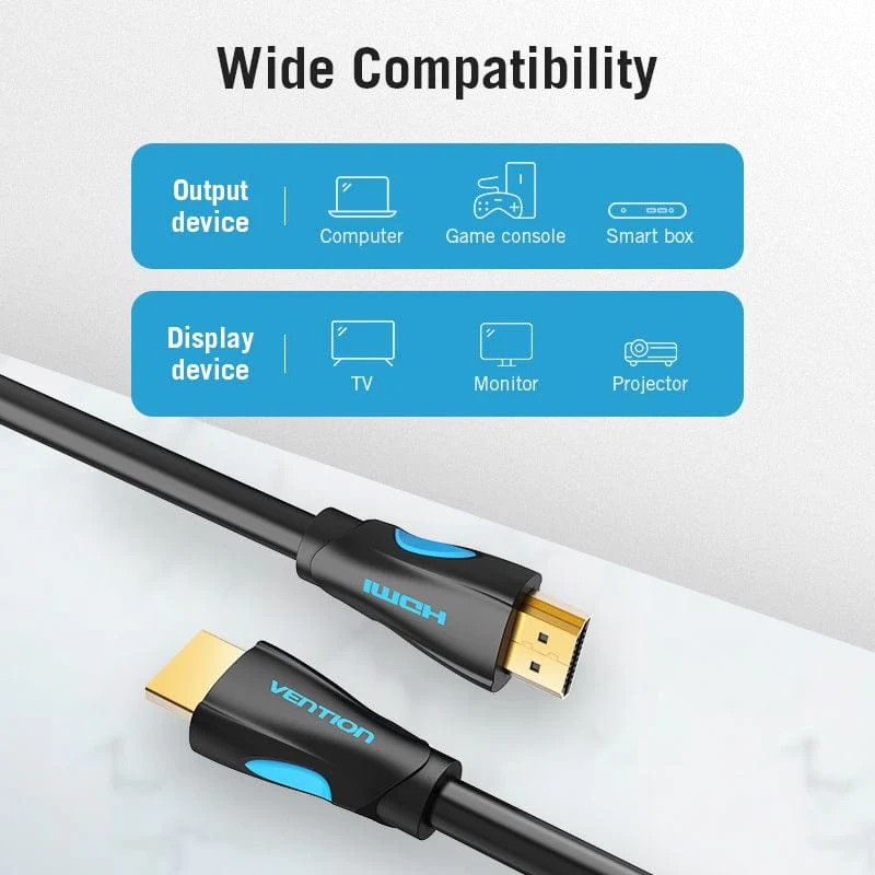 Кабель HDMI M - M, 15.0 м, V1.4, 4K 30Гц, PVC Vention Винница - изображение 9