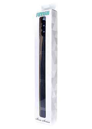 Батіг Silicone Whip Black 10 - Fetish Boss Series Sex Aura Київ