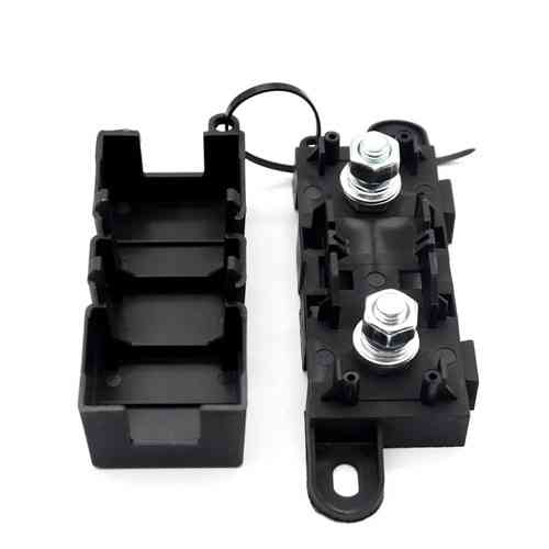 Силовой плавкий предохранитель MEGA 100А с держателем M8 и защитной крышкой Киев