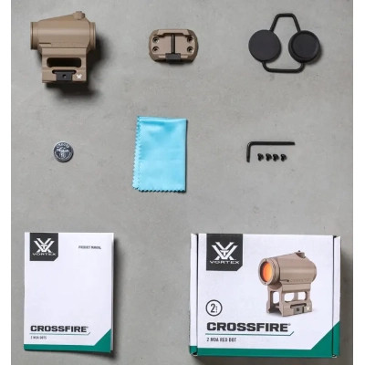 Коллиматорный прицел Vortex Crossfire 2 MOA Weaver Tan (CF-RD2-T) Винница - изображение 8