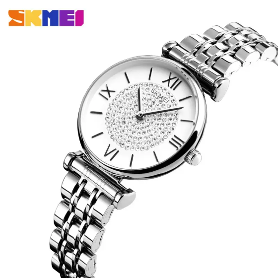 Женские классические часы Skmei 1533 Серебристый Винница