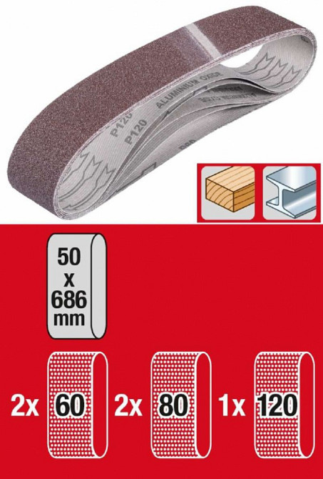 Стрічка для точила Einhell МС-US 240/350 (5 шт.) 910805 Київ - фото 3