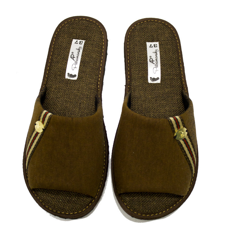 Хатні капці Для хлопчика Підліток із відкритим носком коричневі Вітрильник тм "PaGo" 39 Одеса - фото 2