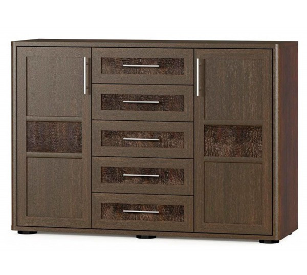 Комод 2Д 5Ш Токіо венге Львів - фото 1