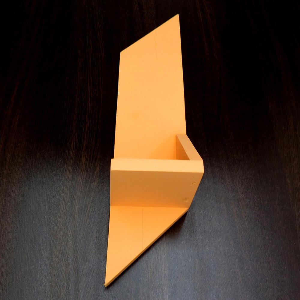 Настінна полиця "Емпайр" ліва грейпфрут Миколаїв - фото 5