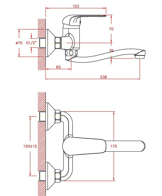 Змішувач для кухні Haiba Dario 005   ( HB0857 ) 38809 Харків - фото 2