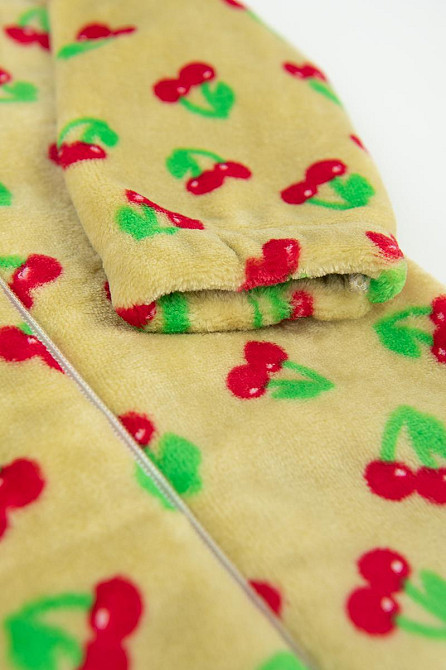 Теплый комбинезон для малышей, велсофт цветной топ Крохатушка одяг Киев - изображение 2