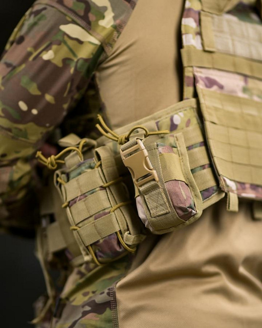 Плитоноска Attack 4 точки швидке скидання з напашником ПП8255 Одеса - фото 7