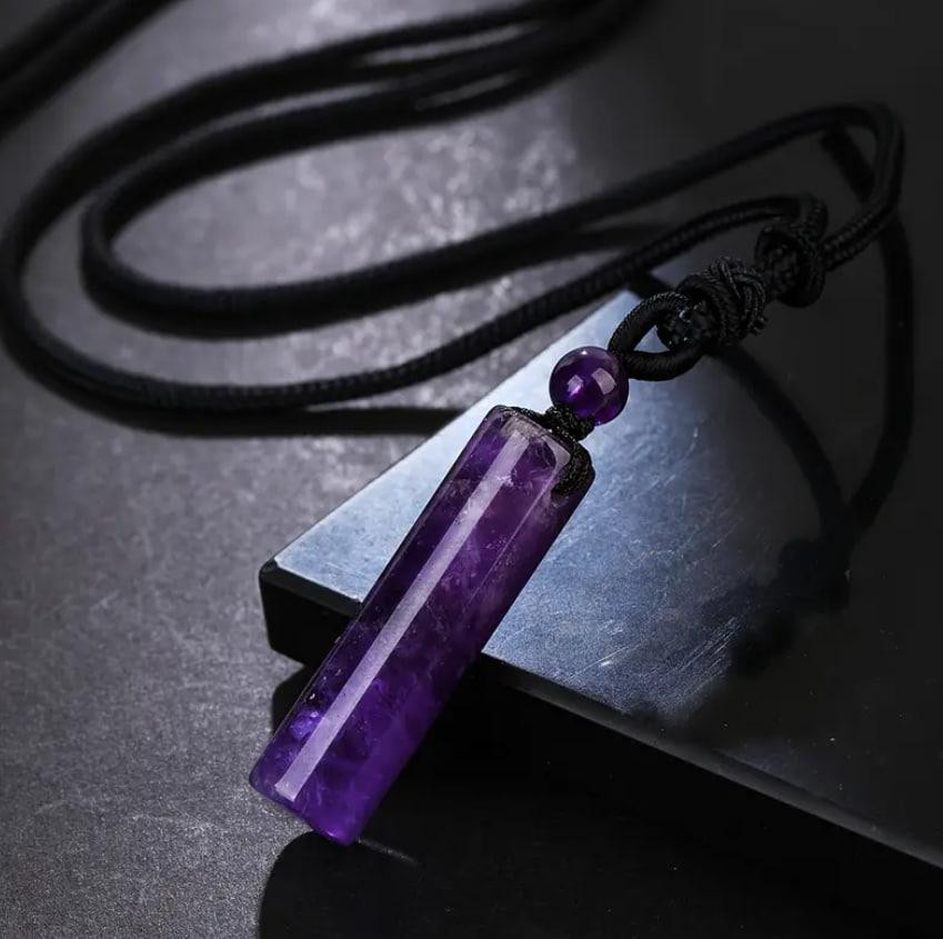 Подвеска из натурального аметиста – спокойствие, интуиция и ясность мыслей Киев - изображение 1
