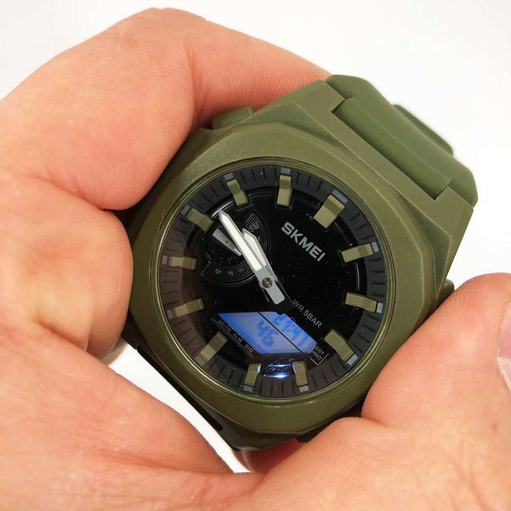 Водонепроникний годинник SKMEI 2091AGWT, Годинники для військовослужбовців, Брендові TB-582 чоловічі годинники Київ - фото 4