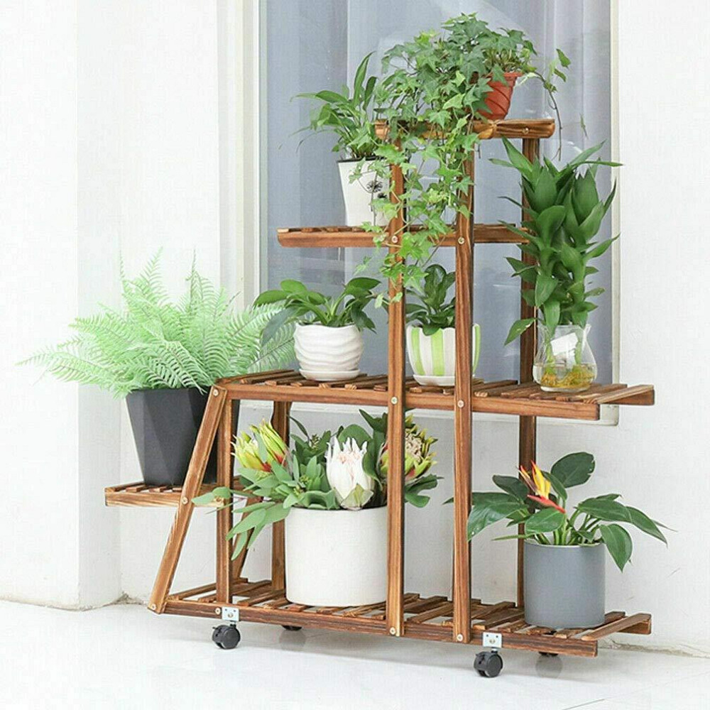 Підставка для квітів "Малако" на коліщатках капучино Миколаїв - фото 4