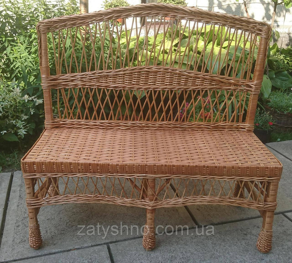 Скамейка лавка плетеная Киев - изображение 3