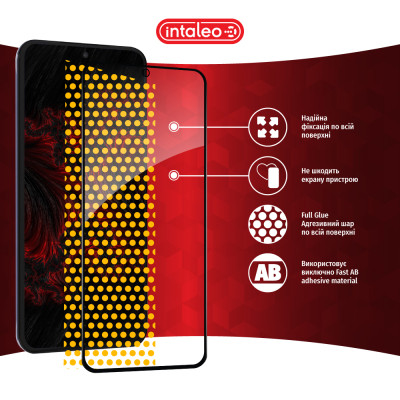 Стекло защитное Intaleo Full Glue MOTO EDGE 30 Neo Black (1283126546709) Винница - изображение 7