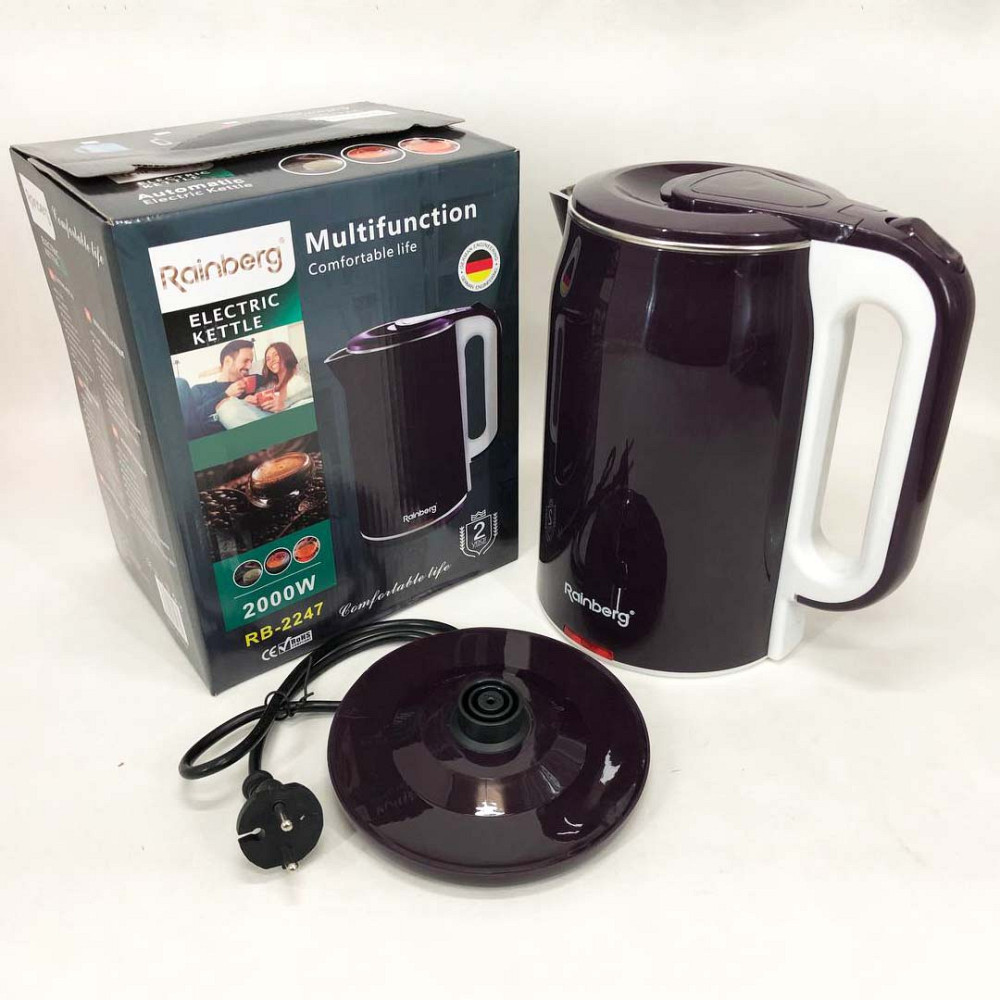 Чайник электрический Rainberg RB-2247 2000Вт 2л Purple QS-88 Львов - изображение 11