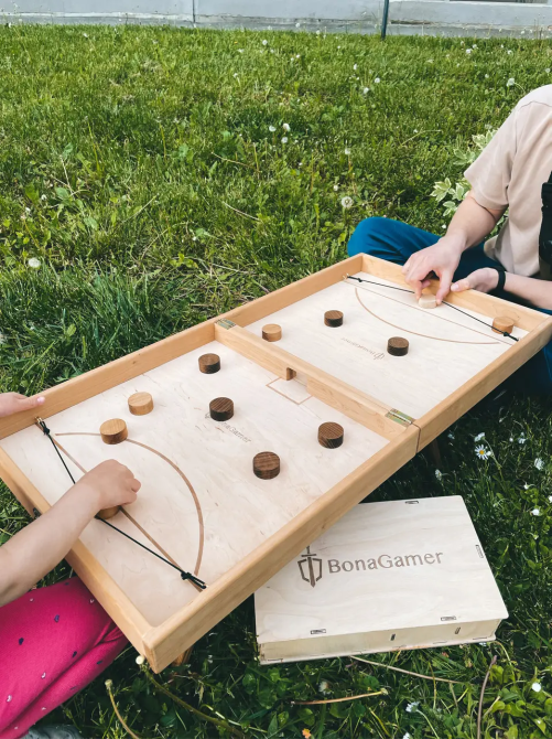 Настільний хокей Fast Sling гра-антистрес (Дерево) Київ - фото 5