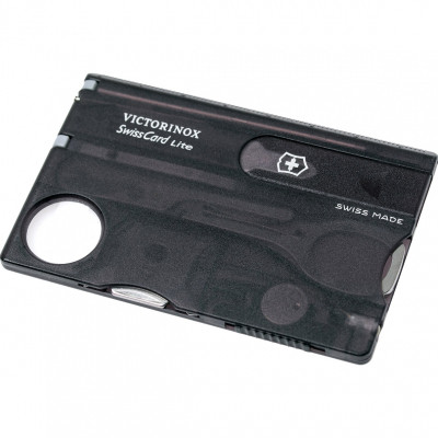 Мультитул Victorinox SwissCard Lite Transparent Black Blister (0.7333.T3B1) Вінниця - фото 7