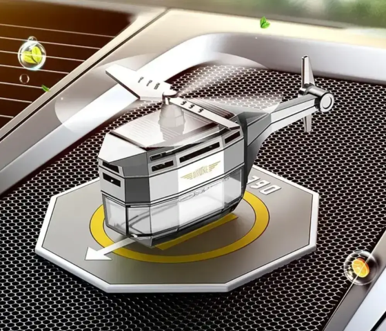 Ароматизатор автомобільний Вертоліт М1 на сонячній батареї Київ