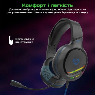 Навушники Vertux Tokyo 7.1 Mini Jack 3.5мм Blue (tokyo.blue) Вінниця - фото 5