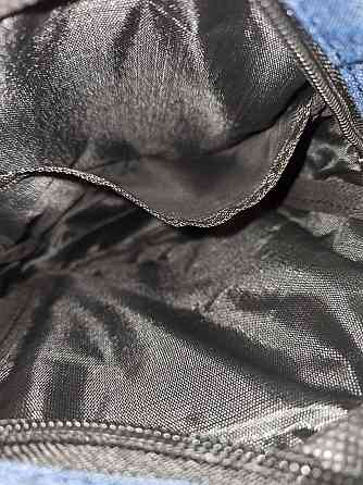 Маленькая сумка через плечо 2 кармана 18 на 14 см синий Киев