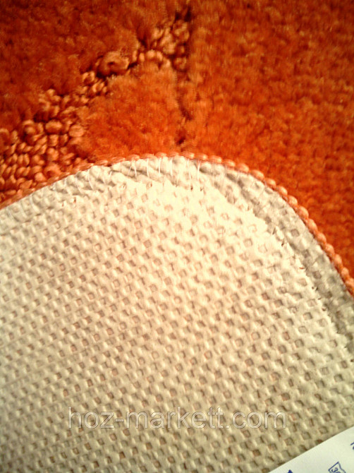 Коврик для ванной комнаты оранжевый производство Турция Харьков - изображение 4