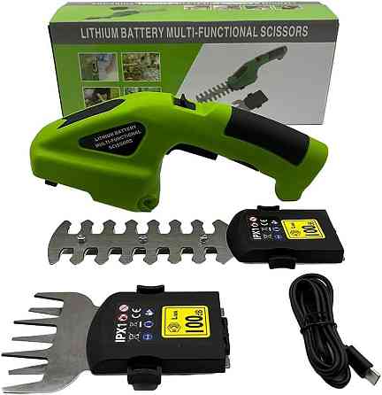 Тример-кущоріз акумуляторний Multi-Functional Scissors 9343 7.2В, зелений Вінниця
