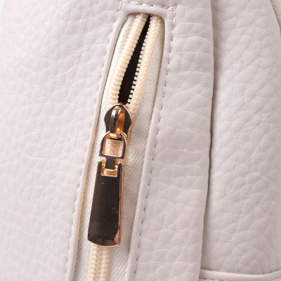 Сумка Vintage Жіноча з однією лямкою через плече з крупнозернистої екошкіри Молочна (22761) Вінниця - фото 11