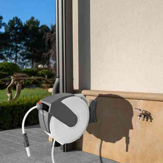 Автоматична котушка зі шлангом 1/2, 35 м і приладдям, WHITE LINE, WL-W6B35 Bradas Польща Одеса