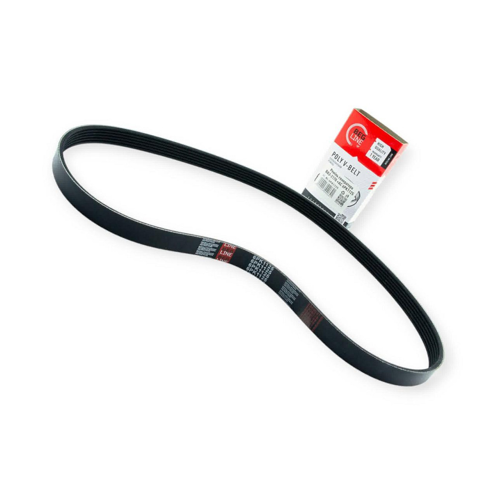 Ремень ручейковый 2110, 2170 (16-кл) 6PK1125 гур+конд генератора Мукачево - изображение 1