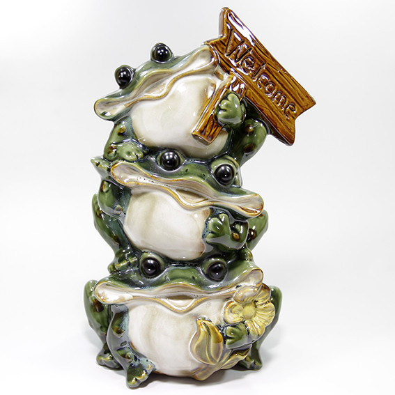 Статуэтка интерьерные Лягушки Welcome Киев - изображение 1