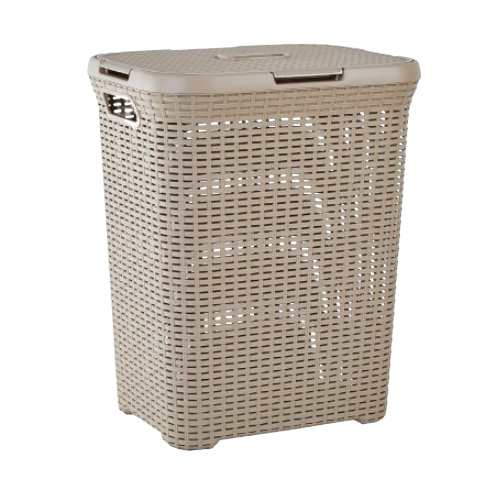 Кошик для білизни 50л какао Ротанг Алеана Житомир