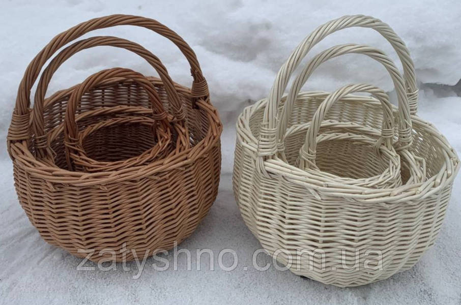 Набір плетених кошиків Київ - фото 3