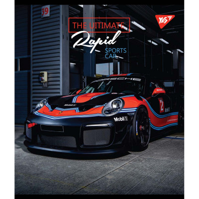 Зошит Yes А5 Rapid Drive 12 аркушів лінія (765173) Вінниця - фото 1