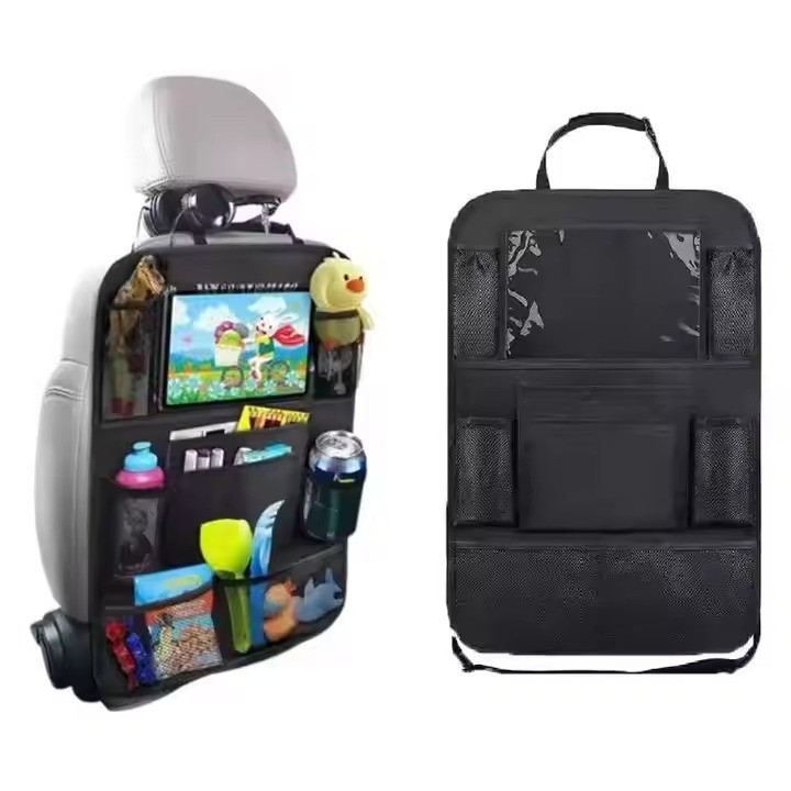 Органайзер автомобільний накидка на спинку сидіння в авто на 10 секцій для приладдя в авто, чорний 61х41 см Кам'янець-Подільський - фото 4