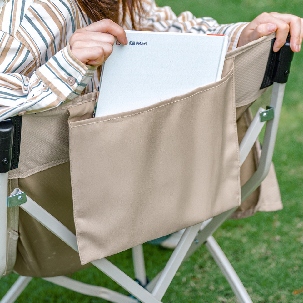 Стілець складаний Naturehike Stellaluna T04 CNK2550JJ022, вуглецева сталь, хакі Киев - изображение 9