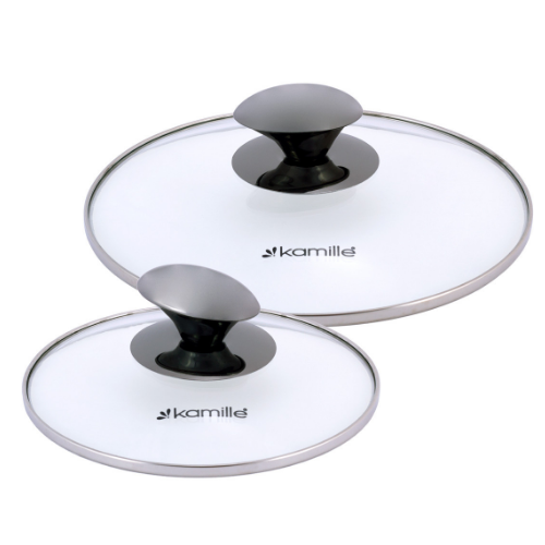 Набір каструль 4 предмети (каструлі 1,5/3л) нержавіюча сталь порожнисті чорні ручки 4925 KAMILLE Житомир - изображение 8