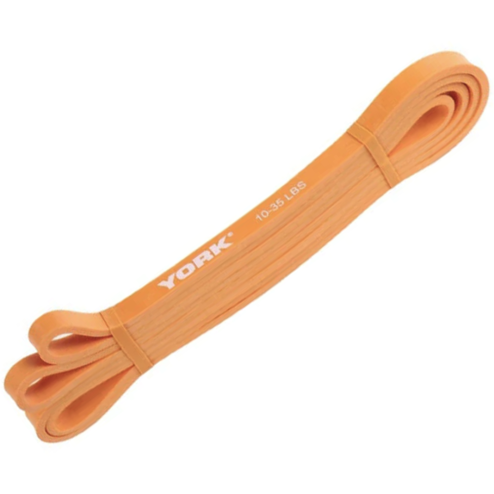 Резинка для фітнесу York 5-15кг - 2080x13x4,5 мм, помаранчевий Киев - изображение 4