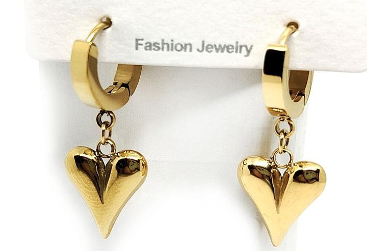 Серьги женские мода 2025 Сердечки Киев - изображение 1