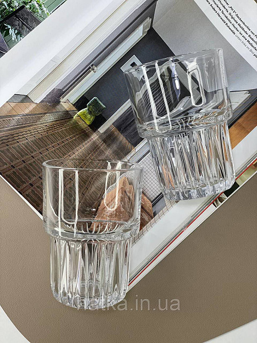 Набір склянок OLens "Сеньйора" 330 мл 6 шт. прозоре скло для дому та ресторанів 102-833 Київ - фото 2