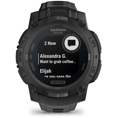 Смарт-часы Garmin Instinct 3, Tactical, Solar, 45mm, Black, GPS смарт-годинник (010-02934-50) Винница - изображение 8