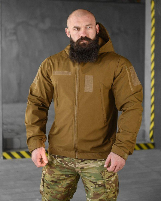 Весенняя тактическая куртка софтшел masad кайот   ВТ76570 Одесса - изображение 1