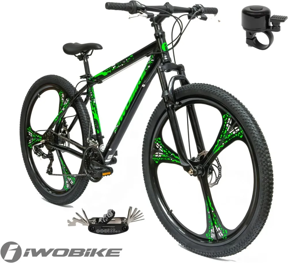 Велосипед Rower Męski Górski 29" MTB IWOBIKE Shimano 2025 Hardtail Amortyzacja Tarcze Київ - фото 1
