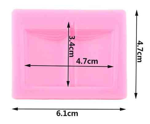 Молд силиконовый Книга 61 на 47 мм розовый Киев