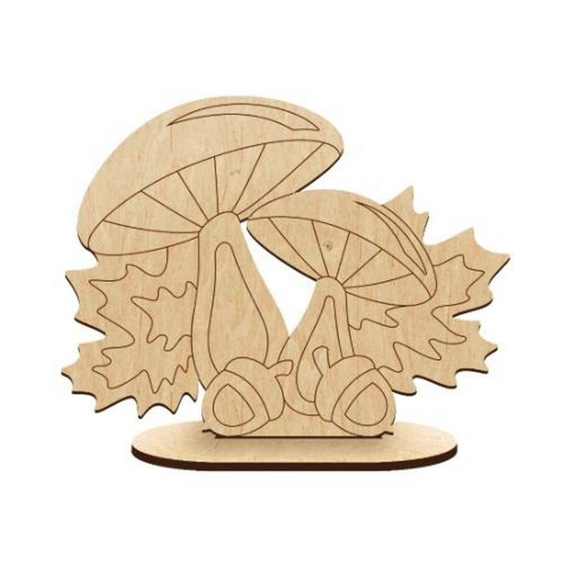 Фігурка для розфарбовування та декорування "Два грибочки" FDZ-544 Вінниця - фото 1