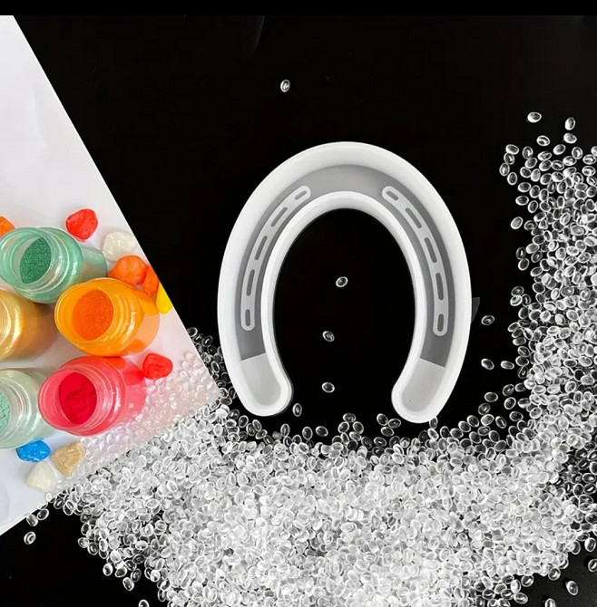 Молд силиконовый Подкова 95 на 108 мм серый Киев - изображение 6