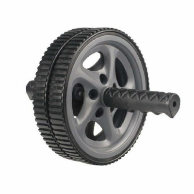 Ролик для преса LiveUp Exercise Wheel 18 см чорний, сірий LS3160B (6951376107272) Вінниця - фото 1